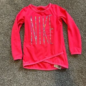Nike Vibrant Pink Long Sleeve Top